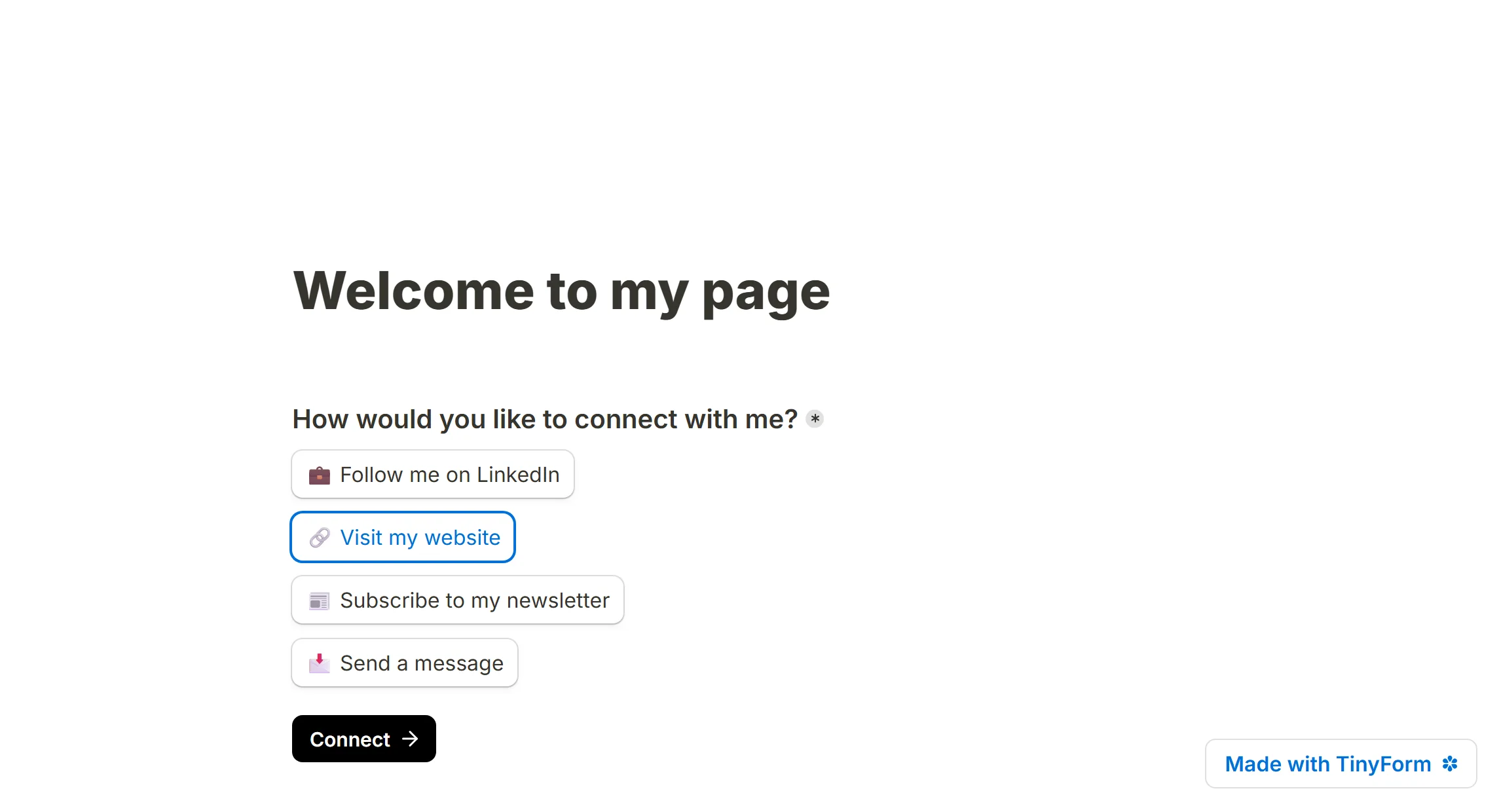 The Redirect URL setting on the Settings tab, with a field mentioned inside the address