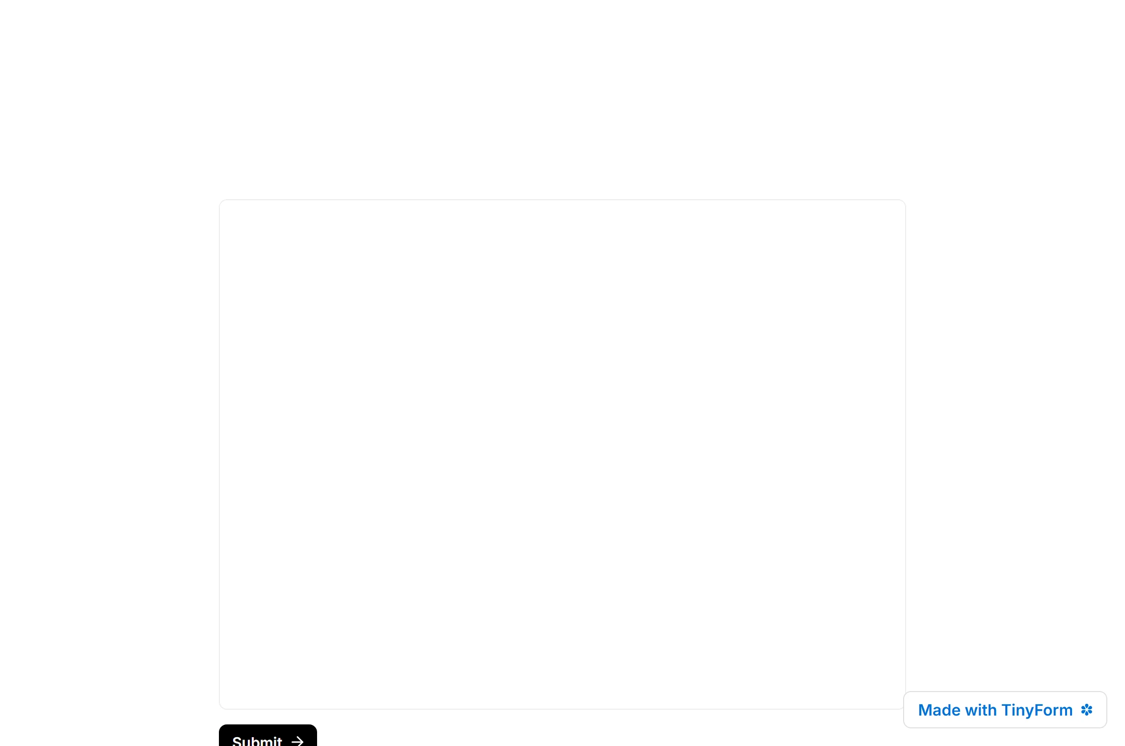 A published form with a PDF framed inside it, its own page controls along the foot