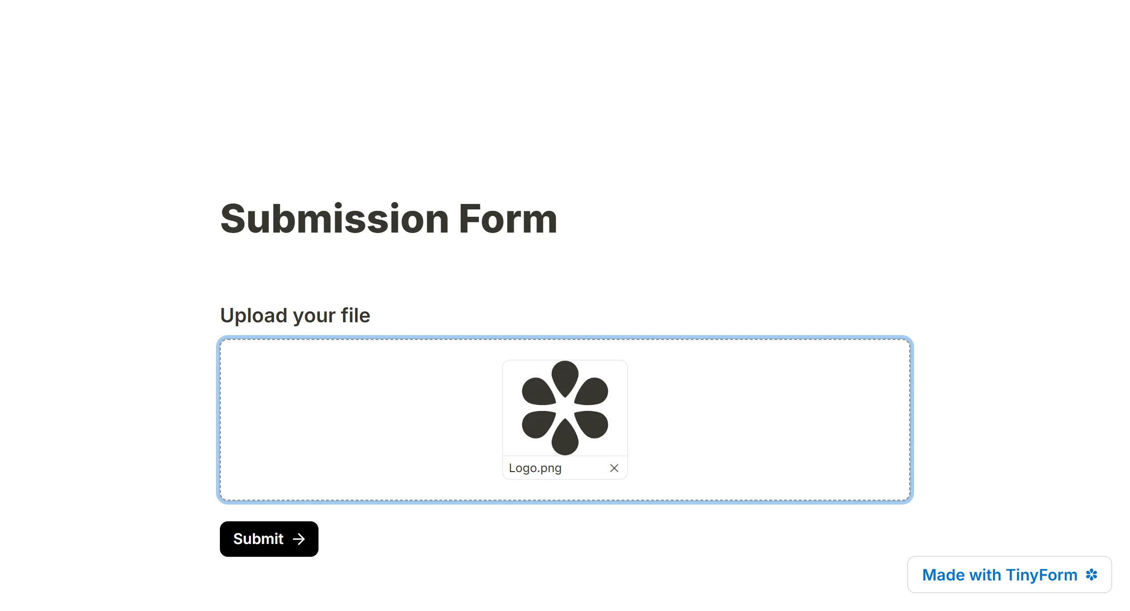 A second file added to the same question, each one listed with a Remove file button