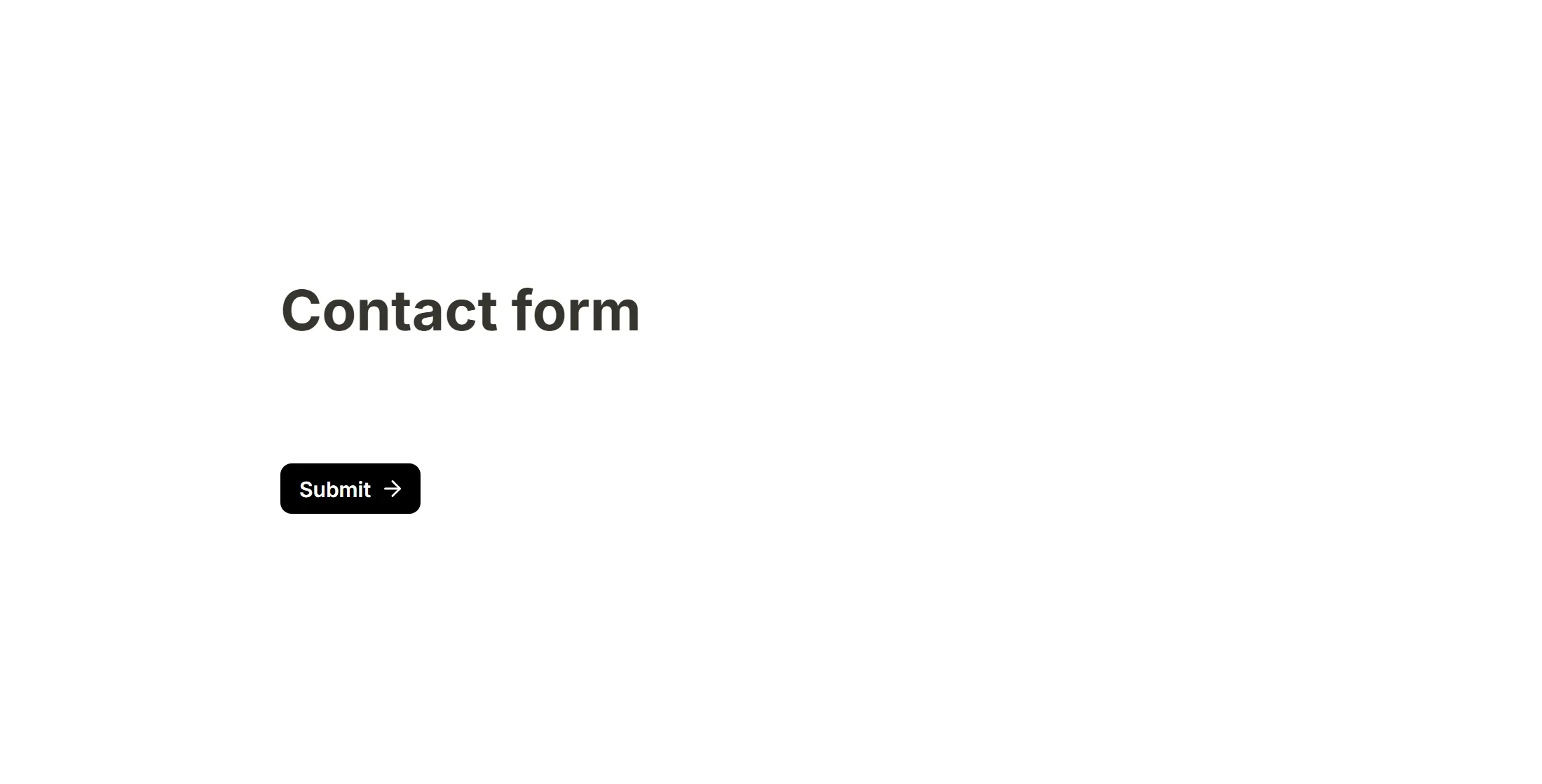 Typing / in a block opens the picker, and typing email narrows it to the Email question