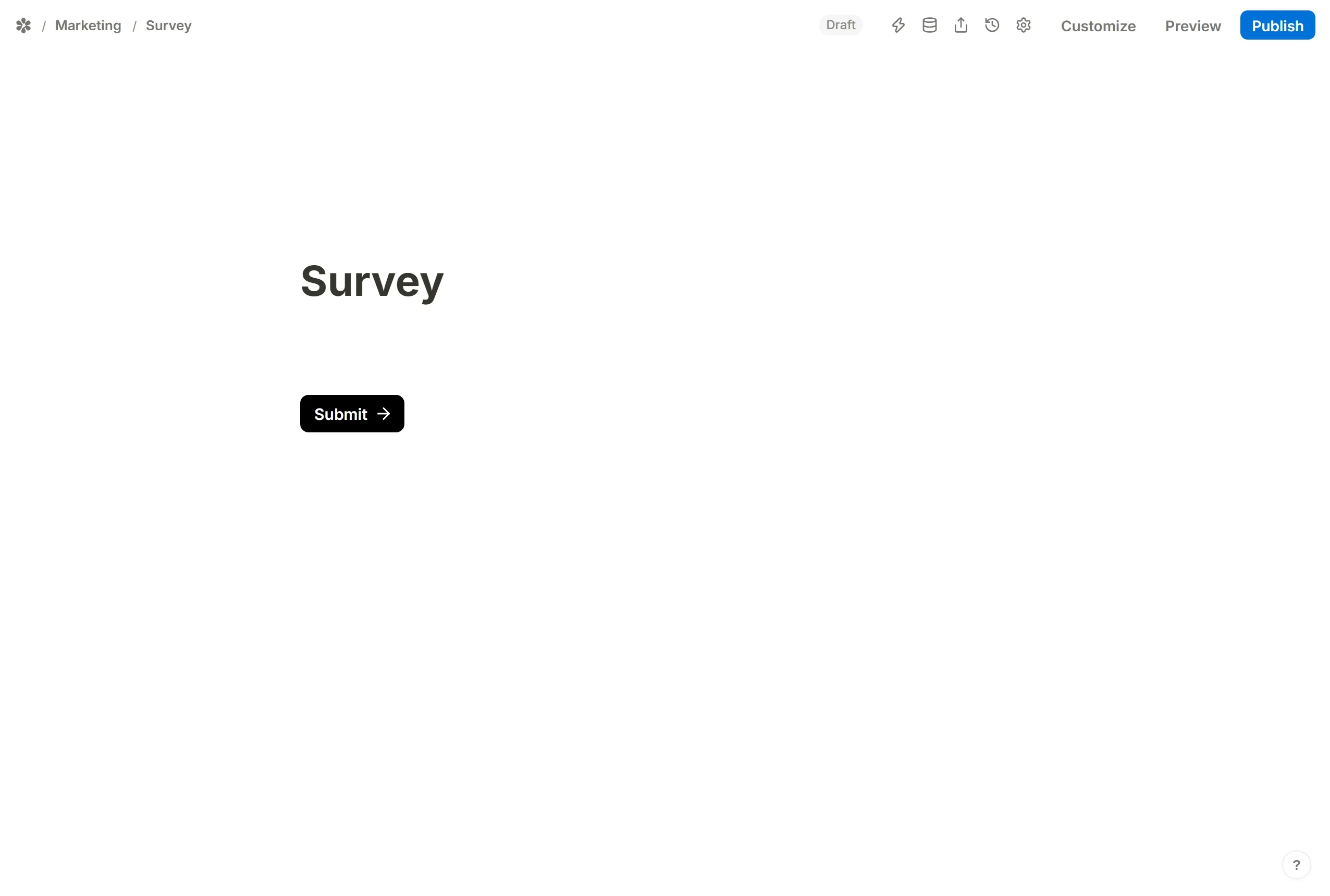 Ranking chosen from the slash menu, then the options typed one per row